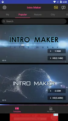 Intro Maker android App screenshot 0