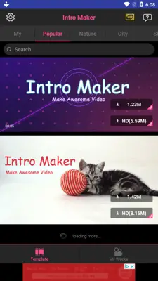 Intro Maker android App screenshot 2